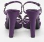 Prada Vintage Pre-owned Satin sandals Purple Dames - Thumbnail 5