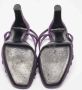 Prada Vintage Pre-owned Satin sandals Purple Dames - Thumbnail 6