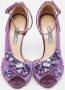 Prada Vintage Pre-owned Satin sandals Purple Dames - Thumbnail 3
