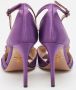 Prada Vintage Pre-owned Satin sandals Purple Dames - Thumbnail 5