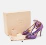 Prada Vintage Pre-owned Satin sandals Purple Dames - Thumbnail 9