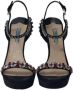 Prada Vintage Pre-owned Silk sandals Black Dames - Thumbnail 2