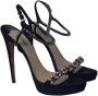 Prada Vintage Pre-owned Silk sandals Black Dames - Thumbnail 3