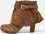 Prada Vintage Pre-owned Suede boots Brown Dames - Thumbnail 2