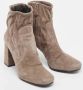 Prada Vintage Pre-owned Suede boots Brown Dames - Thumbnail 4