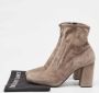 Prada Vintage Pre-owned Suede boots Brown Dames - Thumbnail 9
