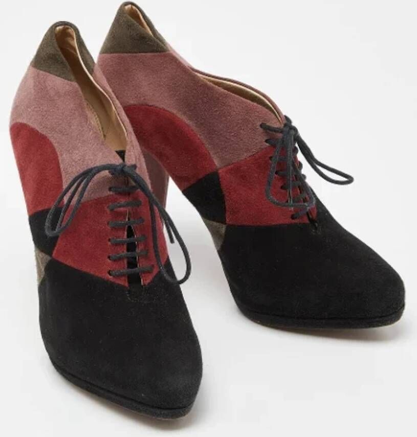 Prada Vintage Pre-owned Suede boots Multicolor Dames