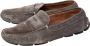 Prada Vintage Pre-owned Suede flats Gray Dames - Thumbnail 3