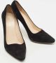 Prada Vintage Pre-owned Suede heels Black Dames - Thumbnail 4