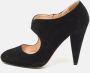 Prada Vintage Pre-owned Suede heels Black Dames - Thumbnail 2