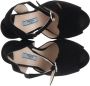 Prada Vintage Pre-owned Suede heels Black Dames - Thumbnail 5