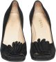 Prada Vintage Pre-owned Suede heels Black Dames - Thumbnail 4