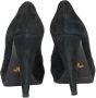 Prada Vintage Pre-owned Suede heels Black Dames - Thumbnail 6