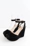 Prada Vintage Pre-owned Suede heels Black Dames - Thumbnail 4
