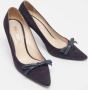 Prada Vintage Pre-owned Suede heels Blue Dames - Thumbnail 4
