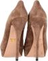 Prada Vintage Pre-owned Suede heels Brown Dames - Thumbnail 4