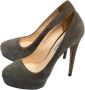 Prada Vintage Pre-owned Suede heels Gray Dames - Thumbnail 3