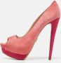 Prada Vintage Pre-owned Suede heels Pink Dames - Thumbnail 2