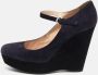 Prada Vintage Pre-owned Suede heels Purple Dames - Thumbnail 2