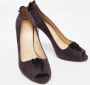 Prada Vintage Pre-owned Suede heels Purple Dames - Thumbnail 4