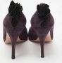 Prada Vintage Pre-owned Suede heels Purple Dames - Thumbnail 5