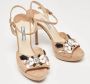 Prada Vintage Pre-owned Suede sandals Beige Dames - Thumbnail 4