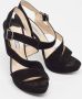 Prada Vintage Pre-owned Suede sandals Black Dames - Thumbnail 4
