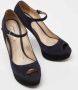 Prada Vintage Pre-owned Suede sandals Blue Dames - Thumbnail 4