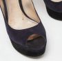 Prada Vintage Pre-owned Suede sandals Blue Dames - Thumbnail 7