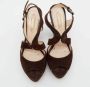Prada Vintage Pre-owned Suede sandals Brown Dames - Thumbnail 2