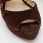 Prada Vintage Pre-owned Suede sandals Brown Dames - Thumbnail 6