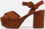 Prada Vintage Pre-owned Suede sandals Brown Dames - Thumbnail 2
