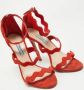 Prada Vintage Pre-owned Suede sandals Orange Dames - Thumbnail 4