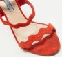 Prada Vintage Pre-owned Suede sandals Orange Dames - Thumbnail 8