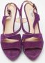 Prada Vintage Pre-owned Suede sandals Purple Dames - Thumbnail 3