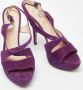 Prada Vintage Pre-owned Suede sandals Purple Dames - Thumbnail 4