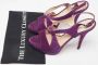 Prada Vintage Pre-owned Suede sandals Purple Dames - Thumbnail 9