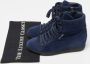 Prada Vintage Pre-owned Suede sneakers Blue Dames - Thumbnail 9