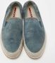 Prada Vintage Pre-owned Suede sneakers Blue Heren - Thumbnail 3