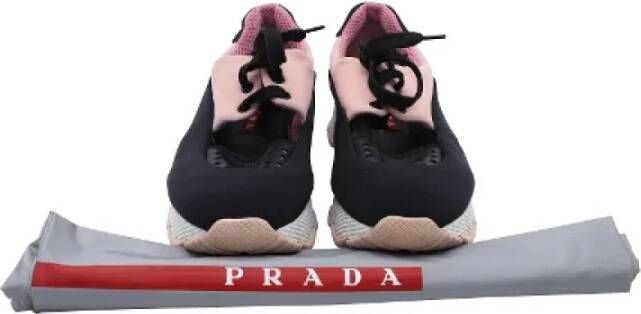 Prada Vintage Pre-owned Suede sneakers Multicolor Dames