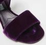 Prada Vintage Pre-owned Velvet sandals Purple Dames - Thumbnail 7