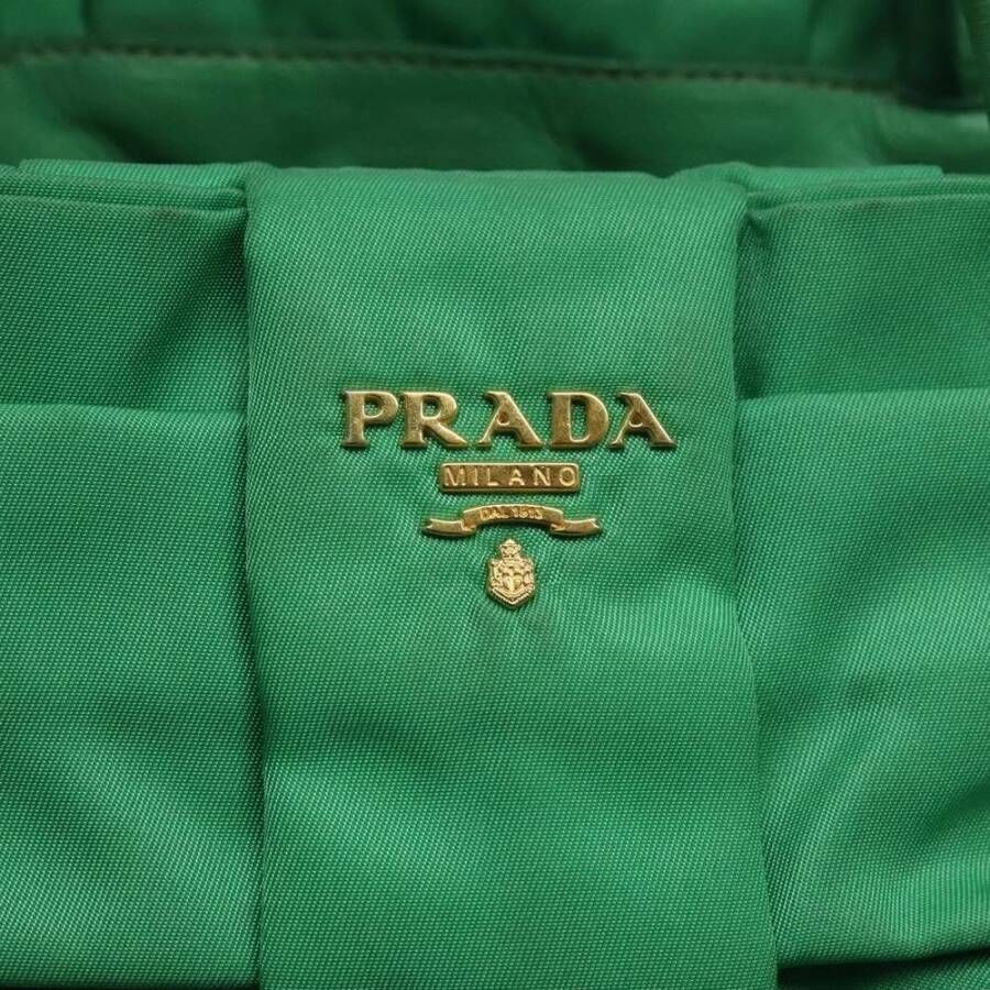 Prada Vintage Tweedehands Boog Tote Prada Tessuto Boog