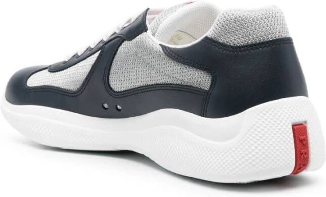 Prada Witte Americas Cup Sneakers