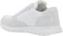 Prada Witte Leren Suède Sneakers Stijlvol Model White Dames - Thumbnail 3