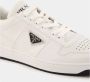 Prada Witte Zwarte Leren Sneakers Downtown - Thumbnail 2