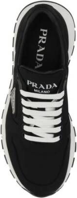 Prada Zwarte America Cup Sneakers Black Heren