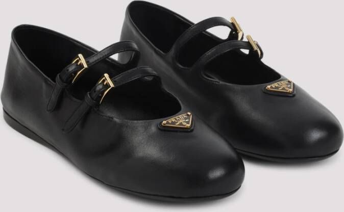 Prada Zwarte Ballerina's voor Vrouwen
