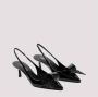 Prada Pumps & high heels Decollete Pumps Crystal in zwart - Thumbnail 4