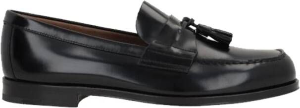 Prada Leren Loafers Slip-on Design Made in Italy