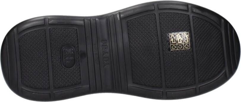 Prada Zwarte regenlaarzen Mellow Caocho Black Dames